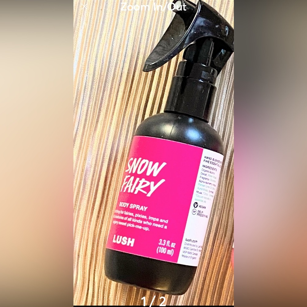 Lush Snow Fairy Spray 3.3oz